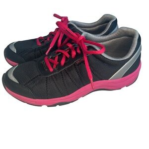 Vionic Alliance 1st Ray Technology Sneaker Tennis Shoes Black Pink Women US 6